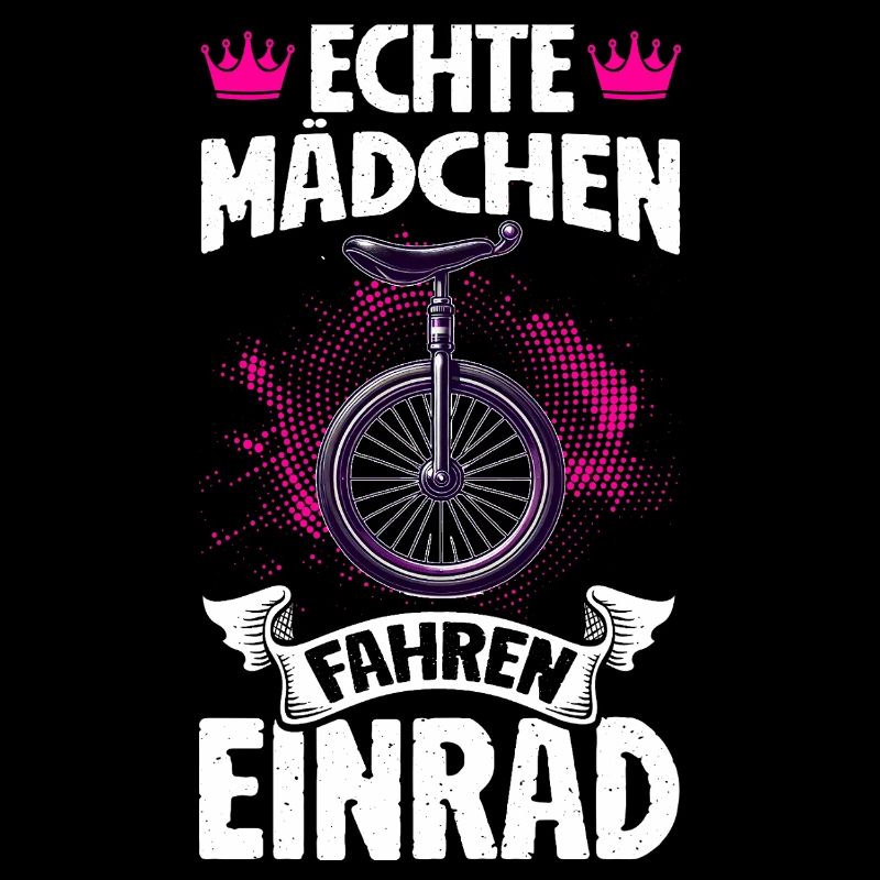 Echte Mädchen Fahren Einrad