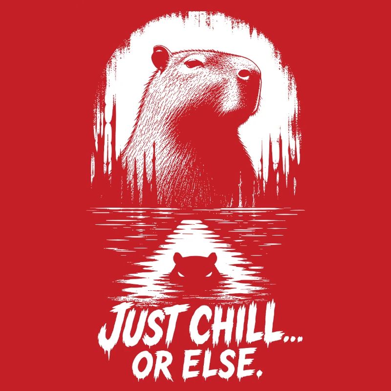 Just Chill Or Else Capybara