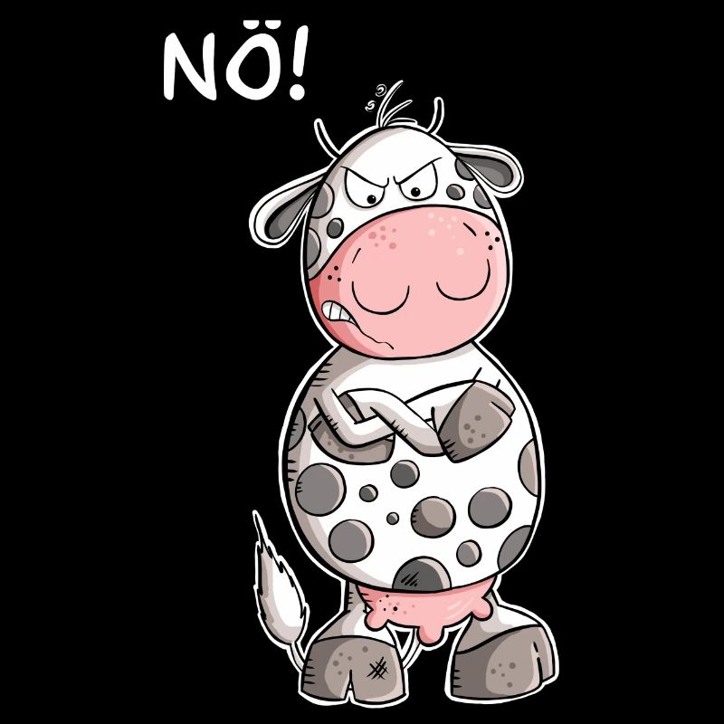 Nö Kuh I Statement Einfach Nö Design I Nein