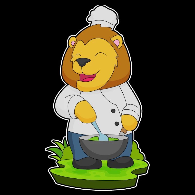Cuisson dans un bol de cuisson Lion