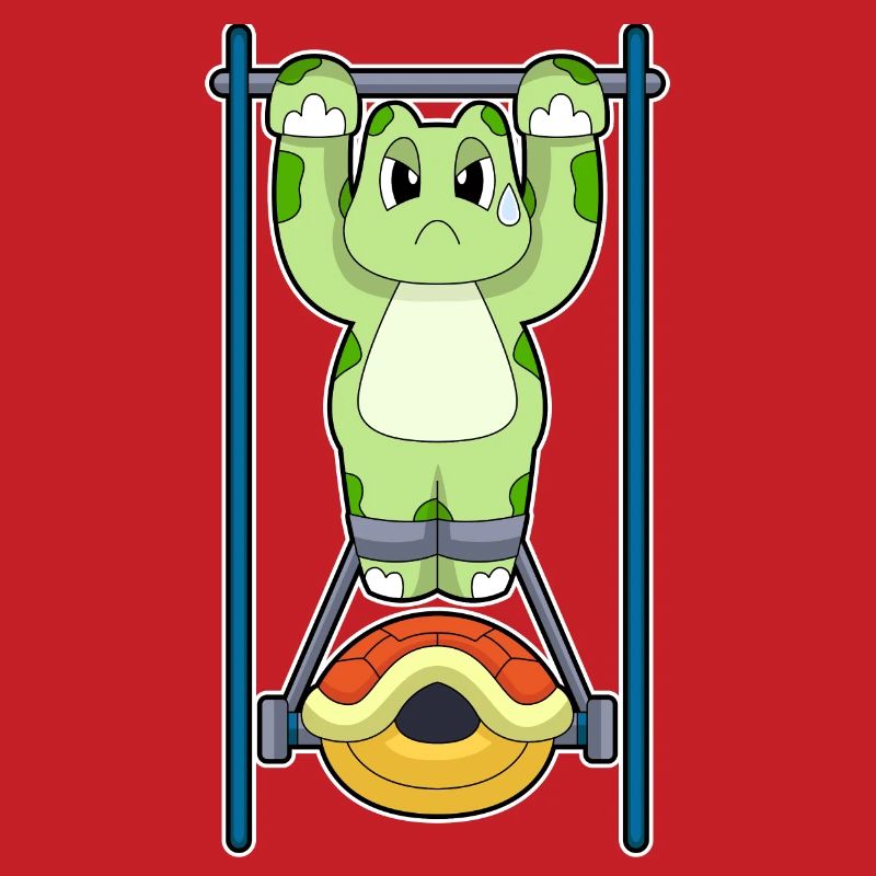 Turtle Bodybuilder Pull-ups Bodybuilding