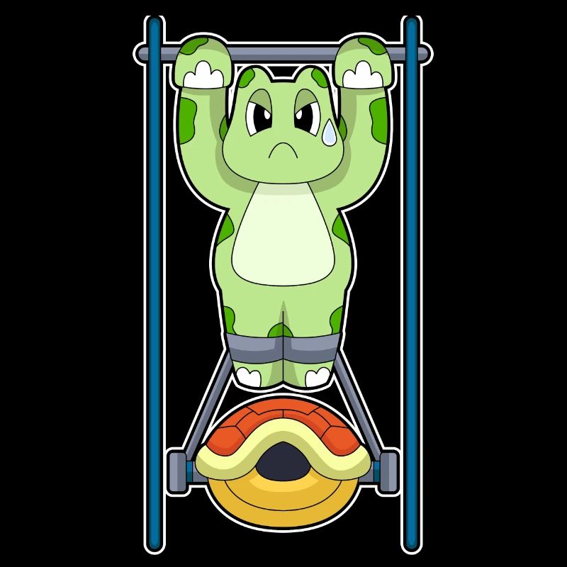 Turtle Bodybuilder Pull-ups Bodybuilding