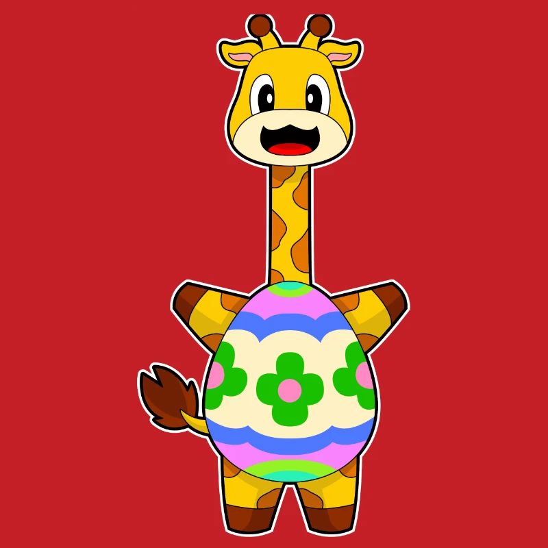 Giraffe Easter Easter Egg