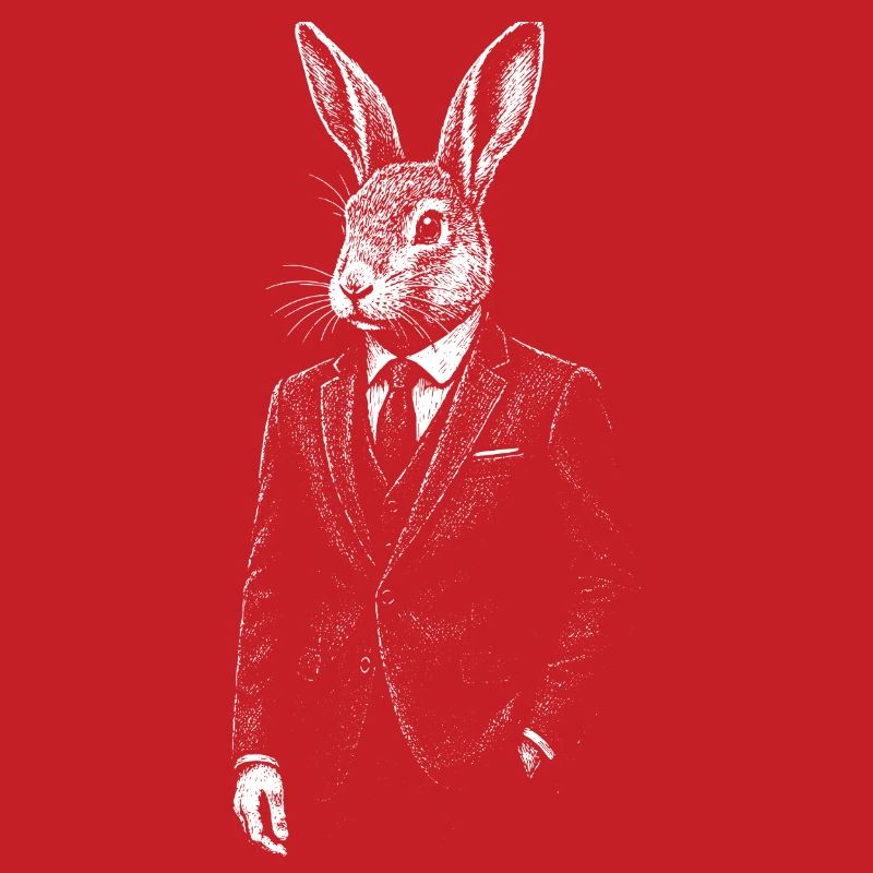 Dapper Rabbit in Suit