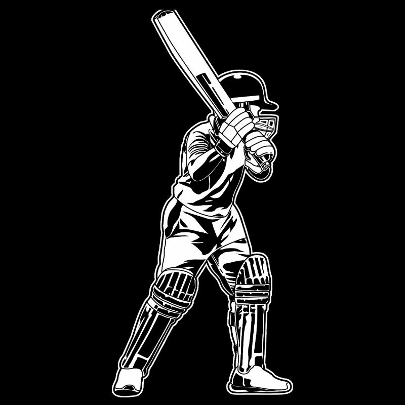 Cricket Batter Sketch