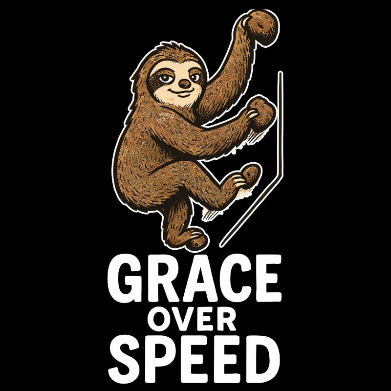 Bouldern Motivation – Grace Over Speed Geschenk