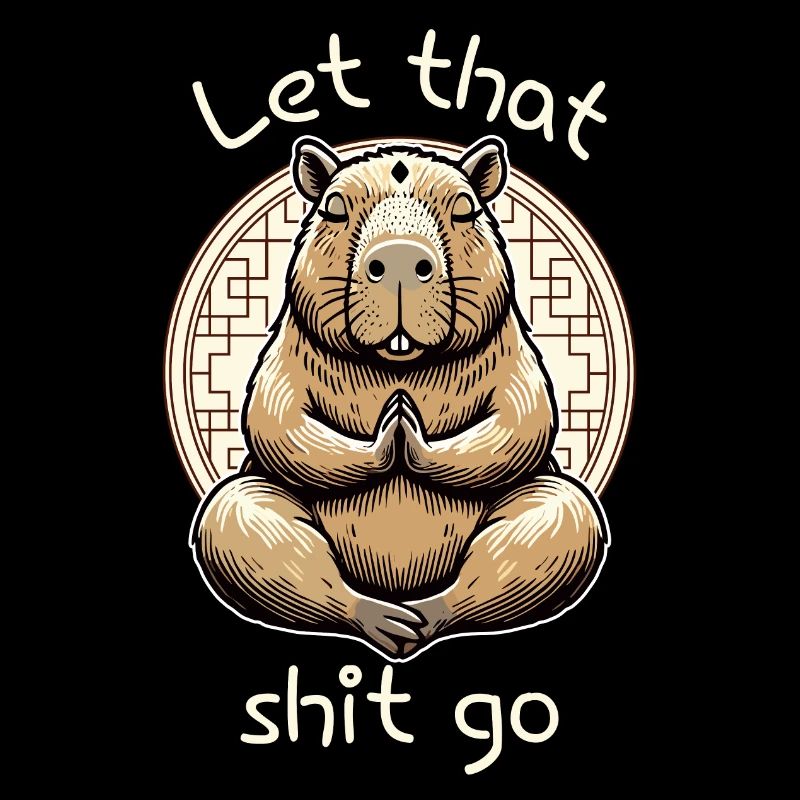 Lâchez cette merde – Méditer Capybara