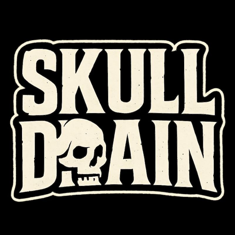 Skull Drain Vintage Style