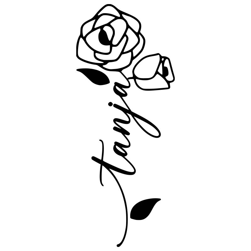 Tanja Surname First name Name Flower