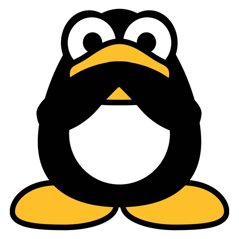 Penguin Nothing Talking Silent Hands Covering Mouth