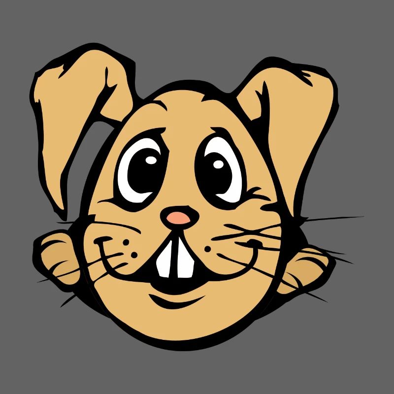 Rabbit! comic bunny egg funny egghead Easter