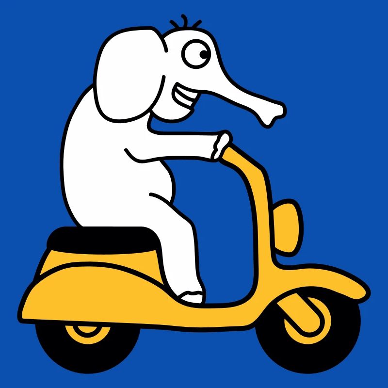 Moped Elephant