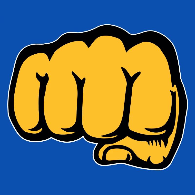 Fist hand icon front