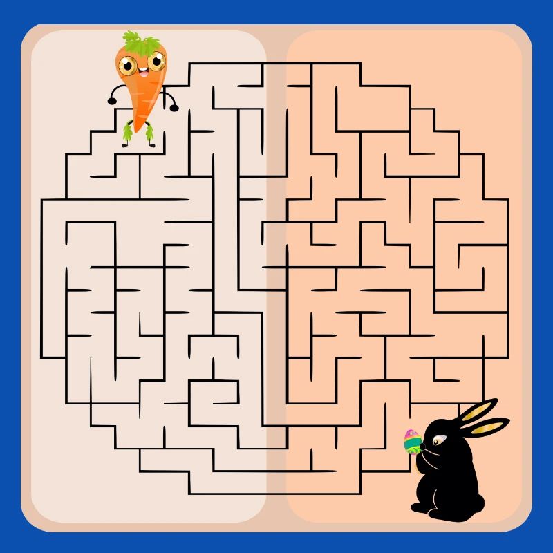 Labyrinth Bunny Easter Bunny