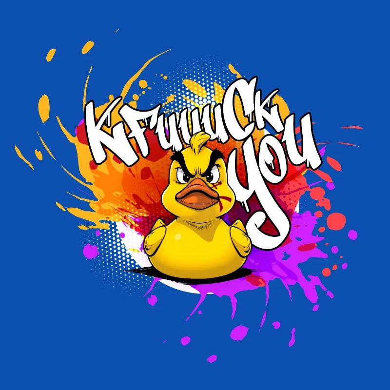 Graffiti Duck: Eine Explosion der Farben