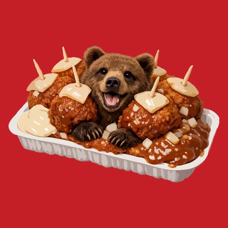 Bear bite with bear