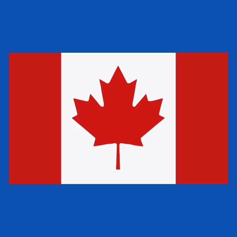 Red Maple Leaf Canada Flag