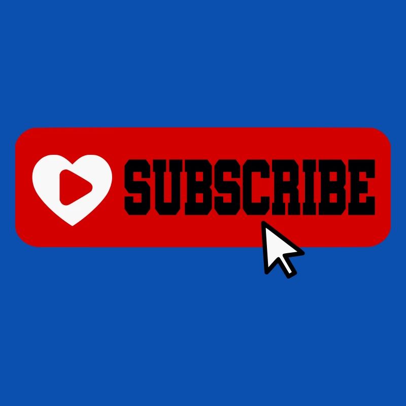 Fabulous YouTube Channel Subscribe Button Icon