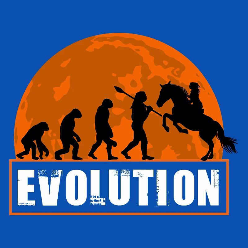 Évolution du jockey de courses de chevaux Cavalier