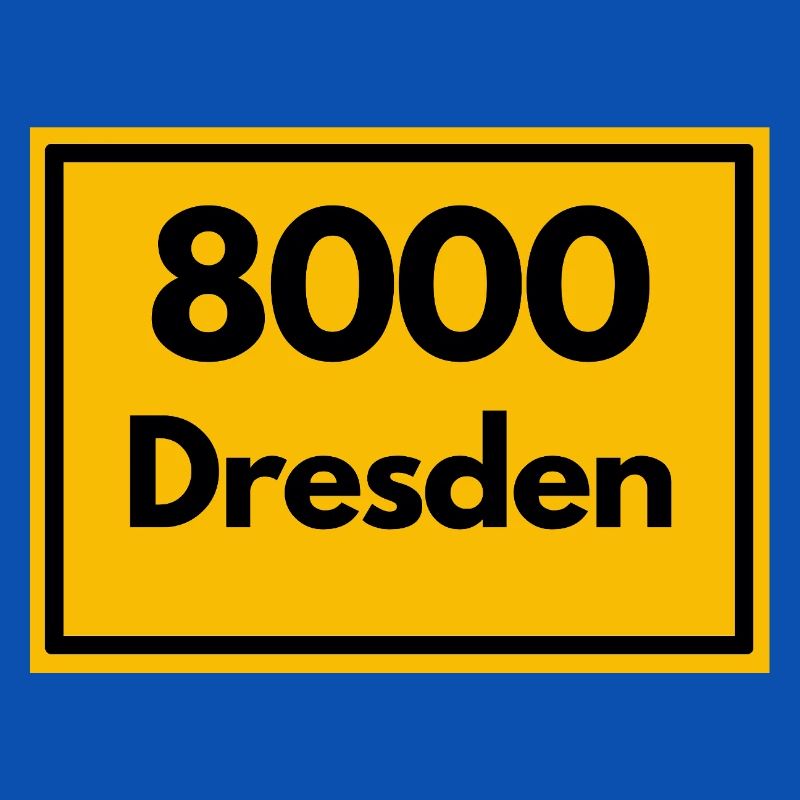 OLD POSTCODE POSTCODE RETRO 8000 DRESDEN ELBE