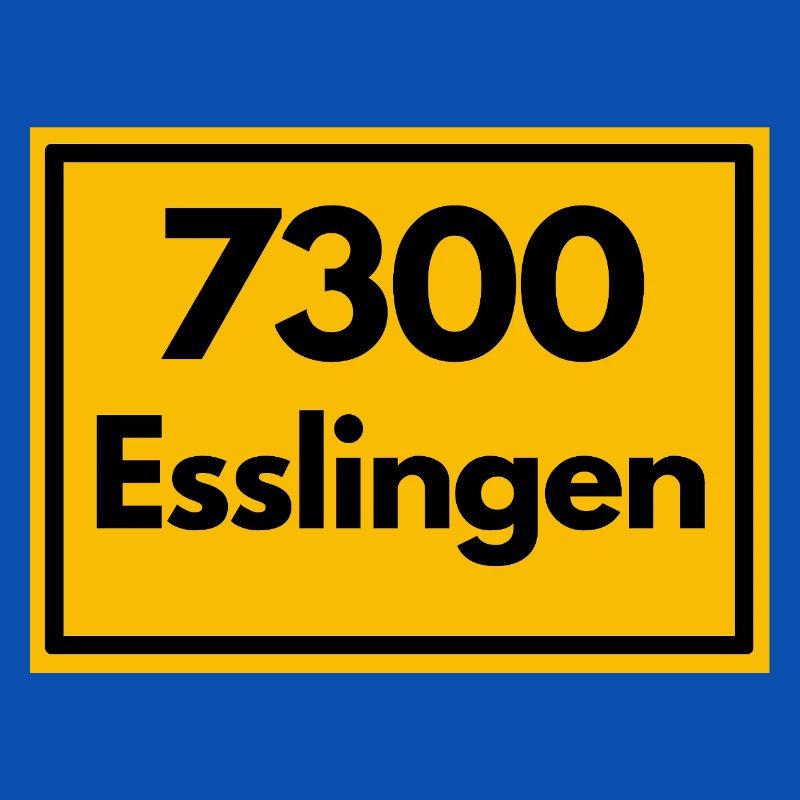 OLD POSTCODE ZIP CODE RETRO 7300 ESSLINGEN SCHABEN