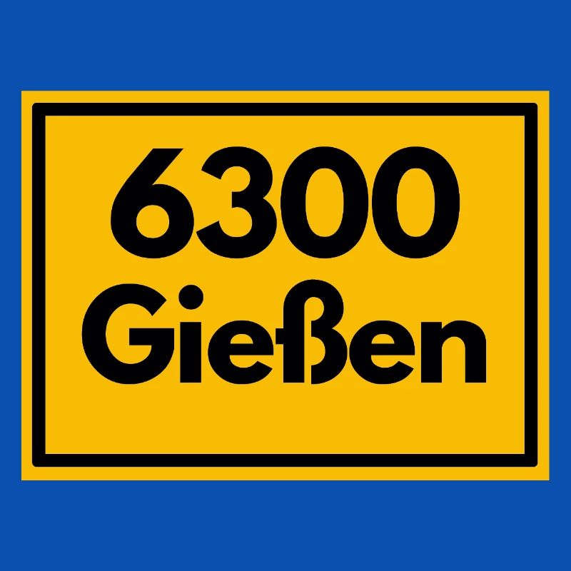 OLD POSTCODE ZIP CODE RETRO 6300 GIESSEN