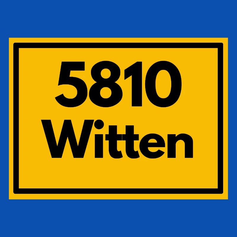 OLD POSTCODE POSTCODE RETRO 5810 WITTEN RUHRGEBIET