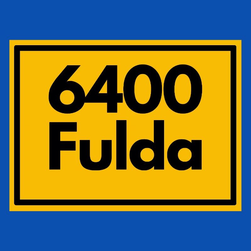 OLD POSTCODE POSTCODE RETRO 6400 FULDA - HESSEN