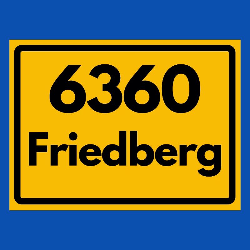 OLD POSTCODE ZIP CODE RETRO 6360 FRIEDBERG HEIMAT
