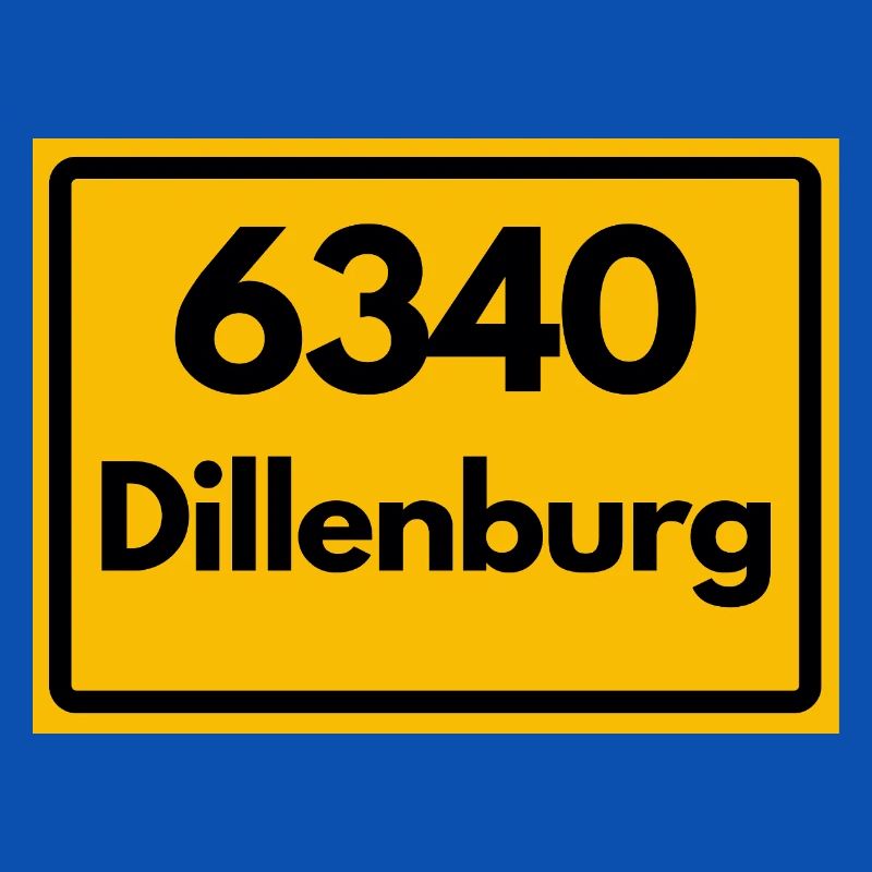 OLD POSTCODE POSTCODE RETRO 6340 DILLENBURG HEIMAT