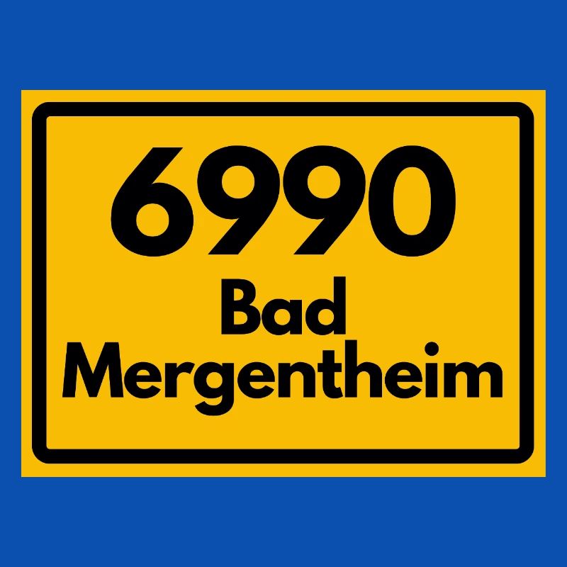 OLD POSTCODE POSTCODE RETRO 6990 BAD MERGENTHEIM