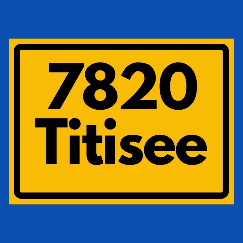 OLD POSTCODE POSTCODE RETRO 7820 TITISEE HEIMAT