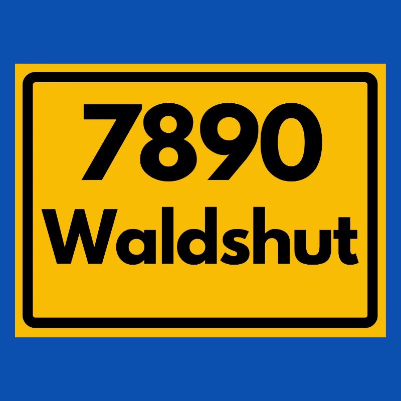 OLD POSTCODE POSTCODE RETRO 7890 WALDSHUT HEIMAT