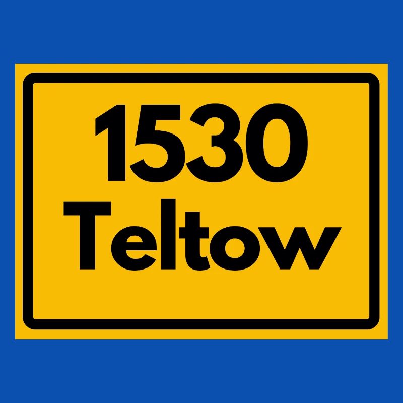 OLD POSTCODE POSTCODE RETRO 1530 TELTOW HEIMAT