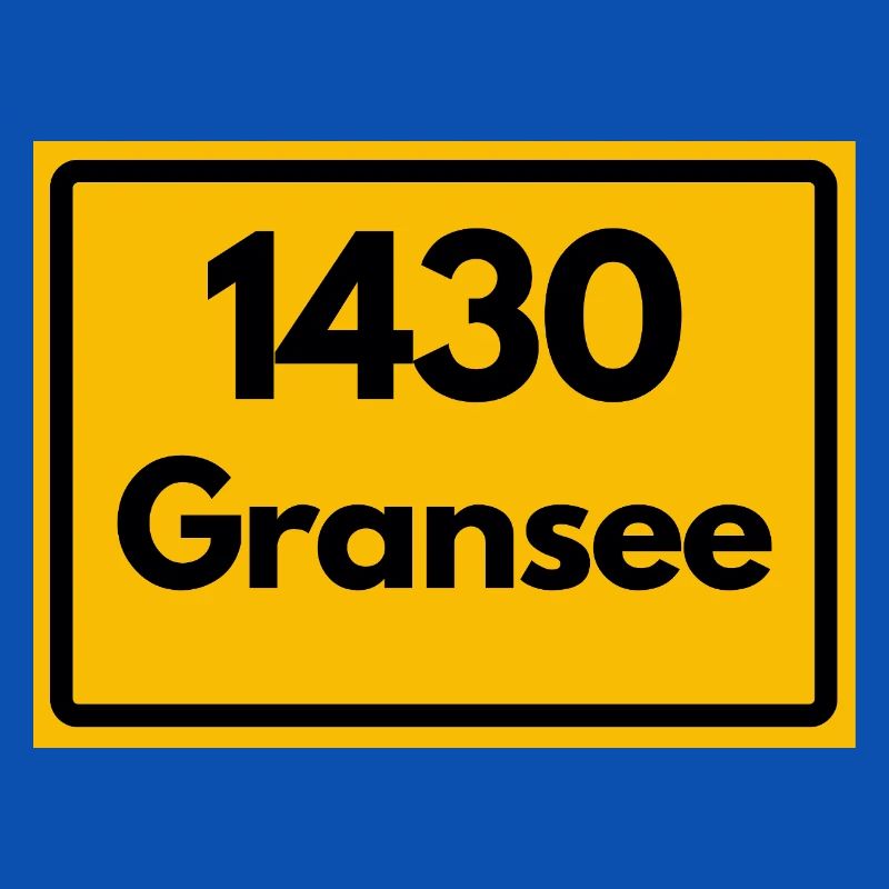 OLD POSTCODE POSTCODE RETRO 1430 GRANSEE HEIMAT