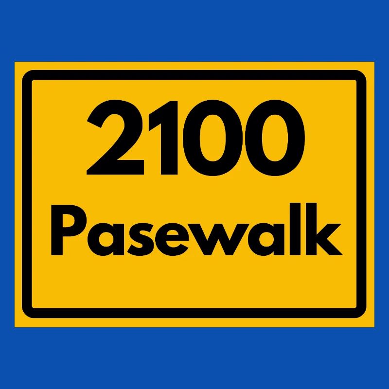 OLD POSTCODE POSTCODE RETRO 2100 PASEWALK HEIMAT