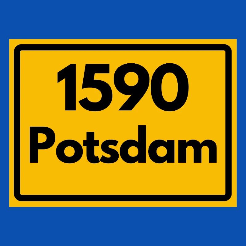 OLD POSTCODE POSTCODE RETRO 1590 POTSDAM HEIMAT