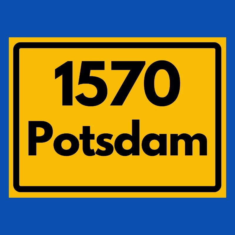 OLD POSTCODE POSTCODE RETRO 1570 POTSDAM HEIMAT