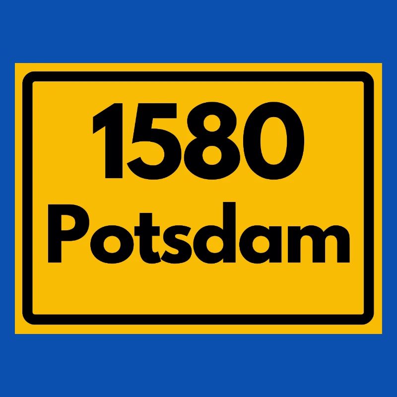 OLD POSTCODE POSTCODE RETRO 1580 POTSDAM HEIMAT