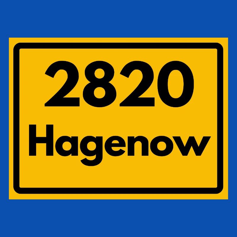 OLD POSTCODE POSTCODE RETRO 2820 HAGENOW HEIMAT
