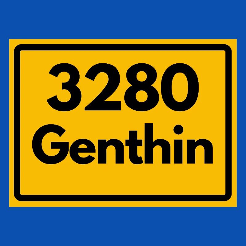 OLD POSTCODE POSTCODE RETRO 3280 GENTHIN HEIMAT