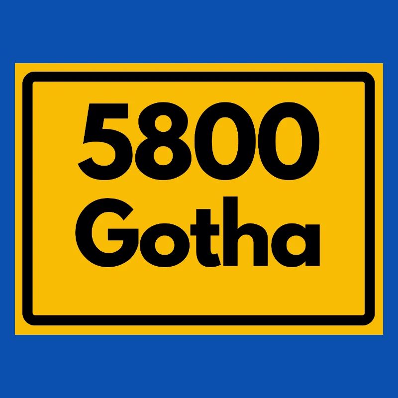 ANCIEN CODE POSTAL 5800 GOTHA HEIMATSTOLZ ORIGINAL