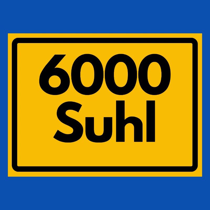 OLD POSTCODE 6000 SUHL HEIMATSTOLZ ORIGINAL