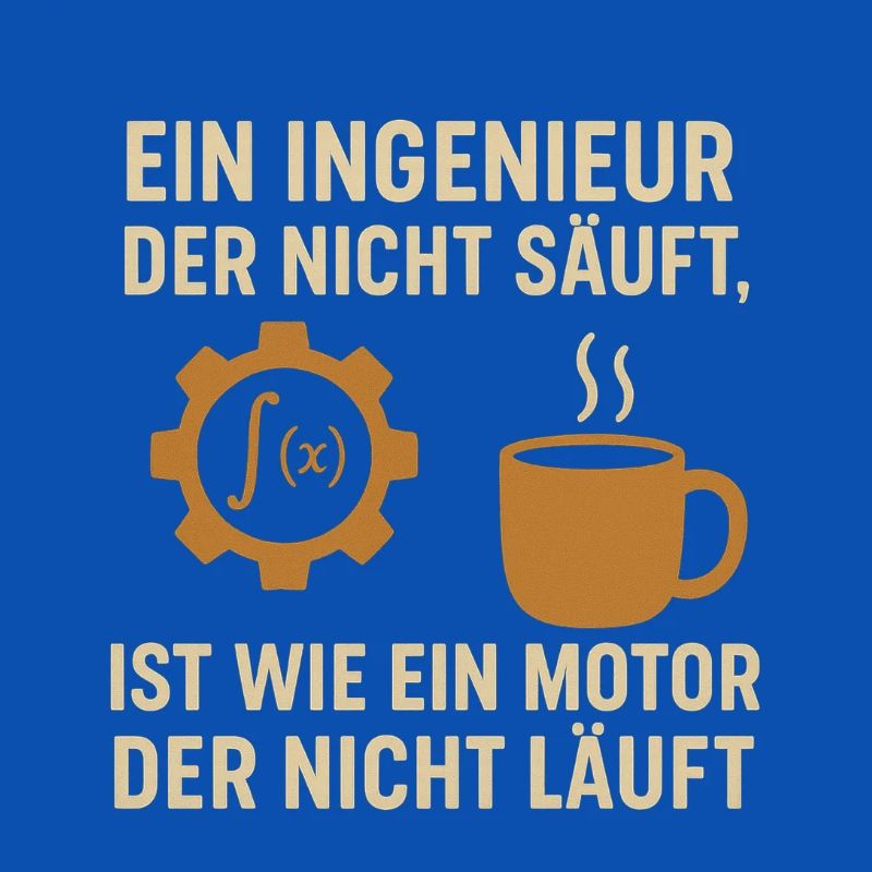 Ingenieur Humor Kaffee Motor