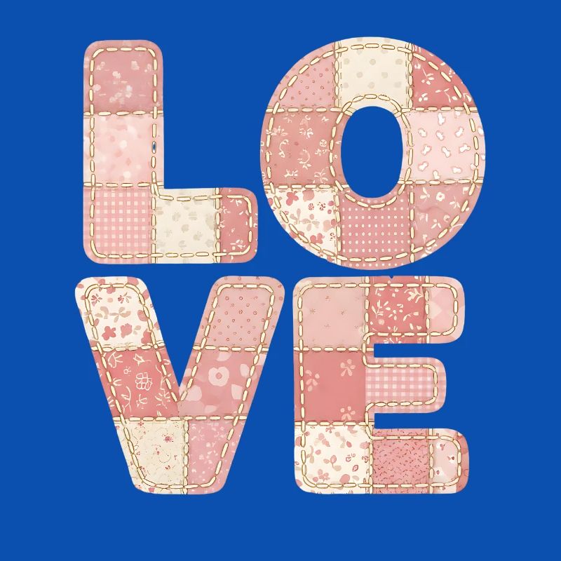 J’adore le design de patchwork rose Trend Design