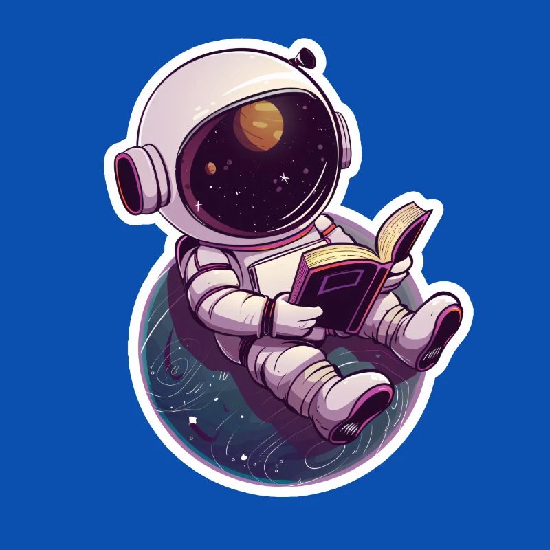 Astronaute lit devant la Terre – Space Design