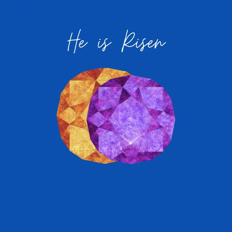 He is Risen Geometric Gem