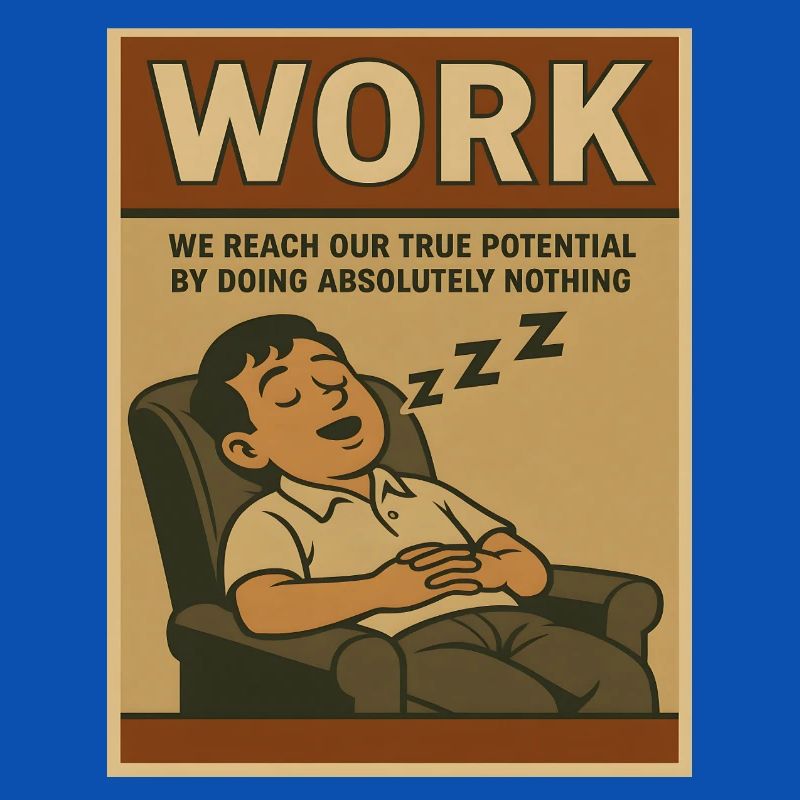 Doing nothing at work, true potential