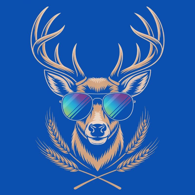 Hirsch mit Geweih