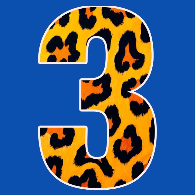 Leopard 3 Number Pattern
